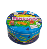 Trommel pensioen (14x7,5 cm)