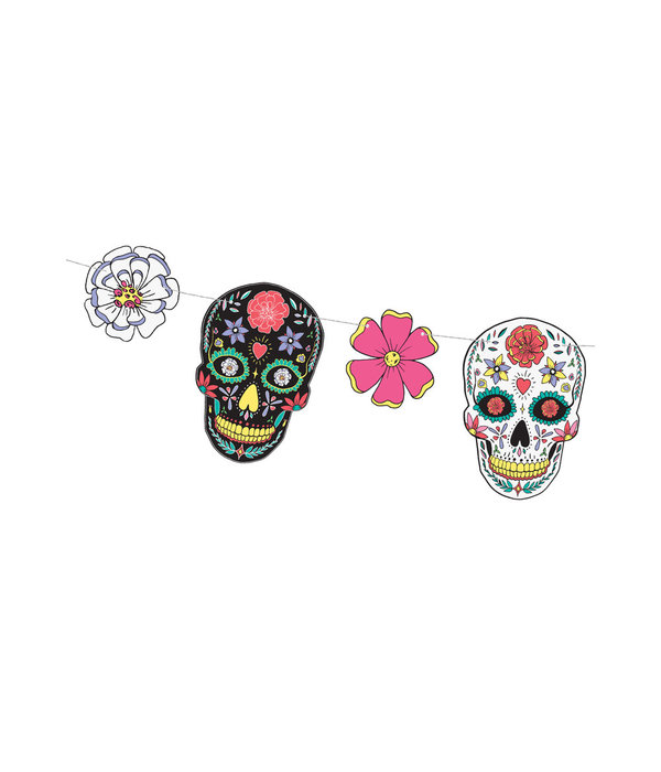 Slinger Dia De Los Muertos Doodshoofden