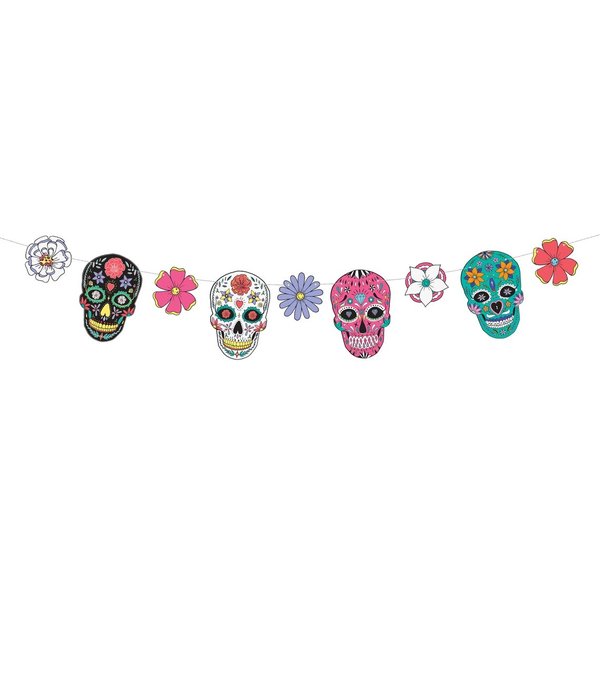 Slinger Dia De Los Muertos Doodshoofden