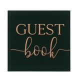 Bruiloft Gastenboek Groen Velvet Luxury