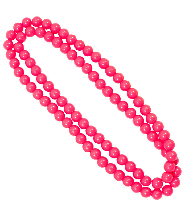 Ketting roze neon 100cm