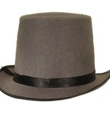 Hoge hoed vilt grijs