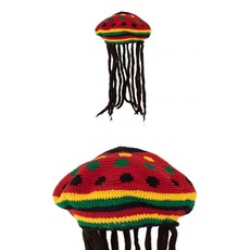 Bob Marley pet met rasta haar