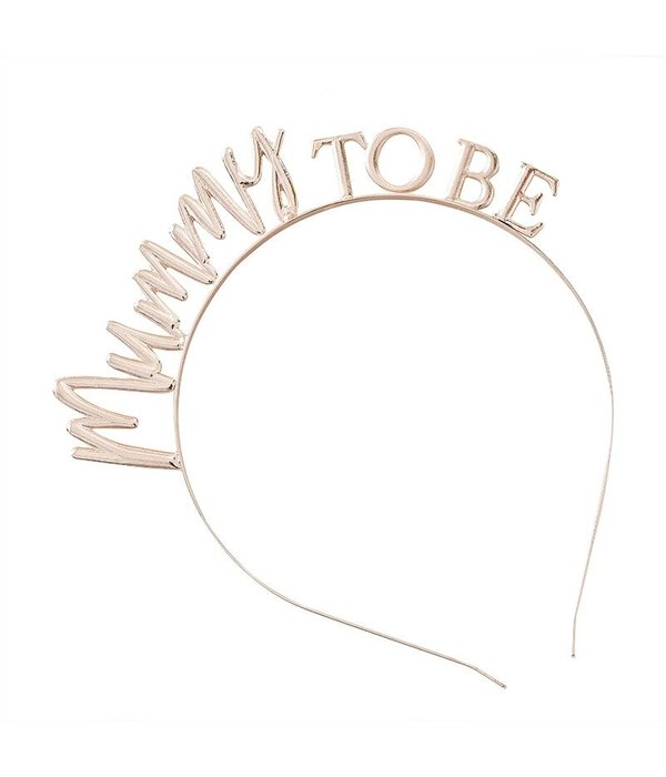 Mummy To Be Hoofdband Rosegoud Metaal