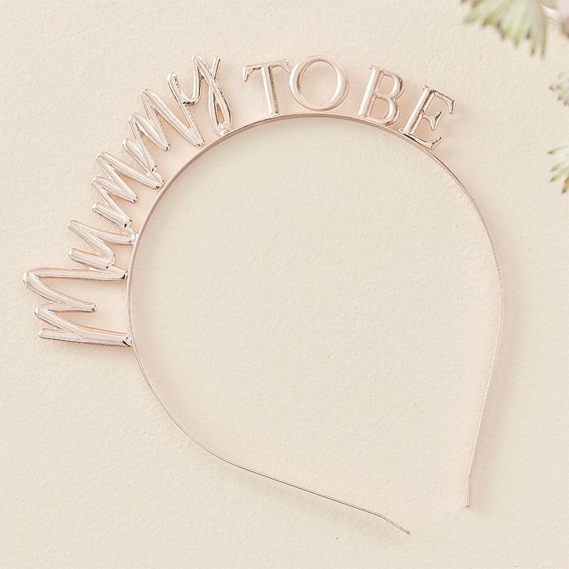 Mummy To Be Hoofdband Rosegoud Metaal