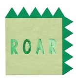 Dinosaurus Servetten gevorm Roar (16st)