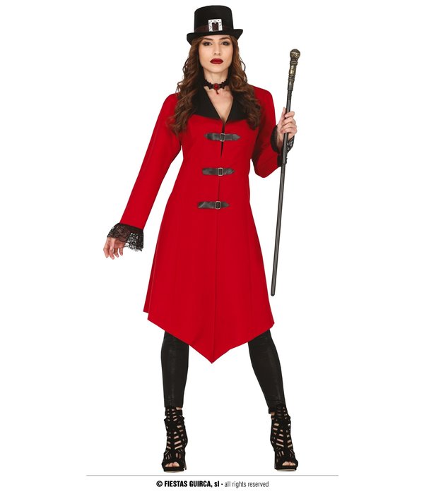 Gothic Rode  Devil Kostuum