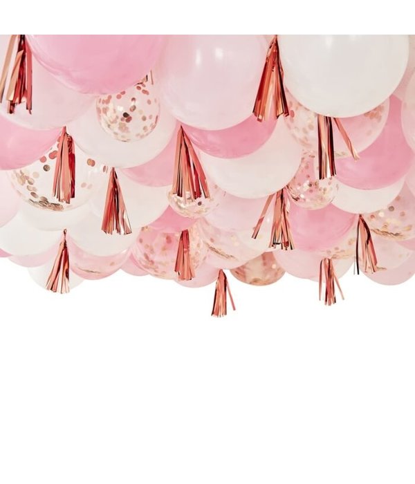 Plafondballonnen Met Kwastjes