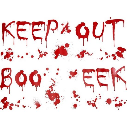 Muursticker Keep Out