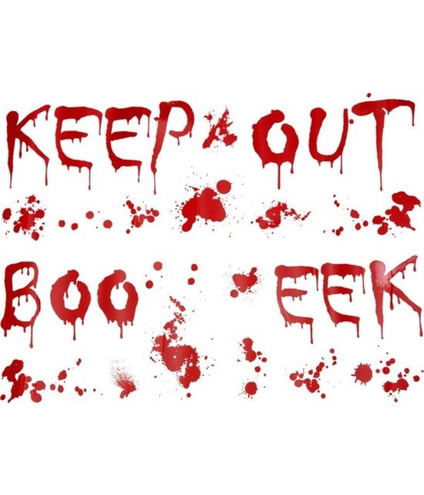 Muursticker Keep Out