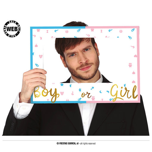 Photo Frame 'Boy or Girl' Gender Reveal