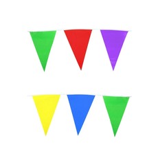 Vlaggenlijn diverse kleuren 10m