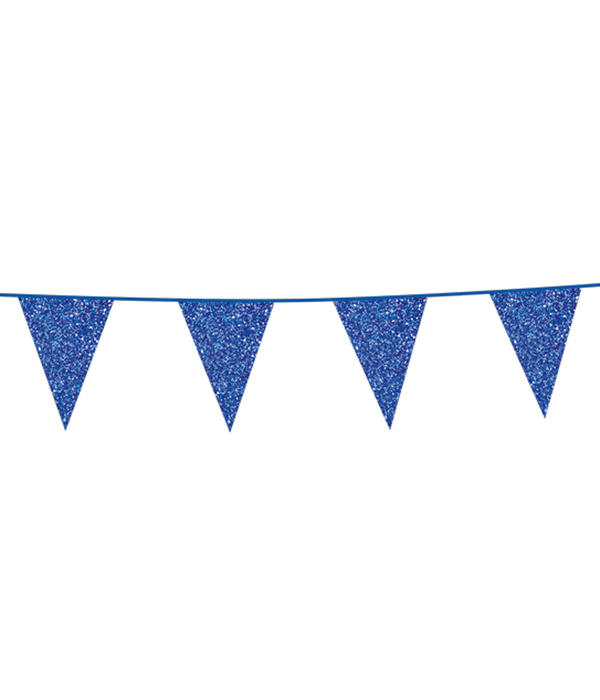 Glitterslinger Navy Blauw (6m)