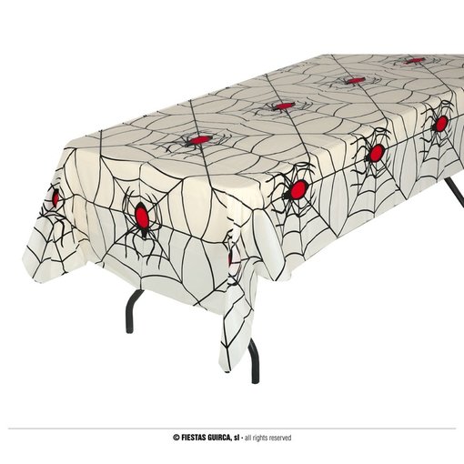 Tafelkleed Spinnen Halloween
