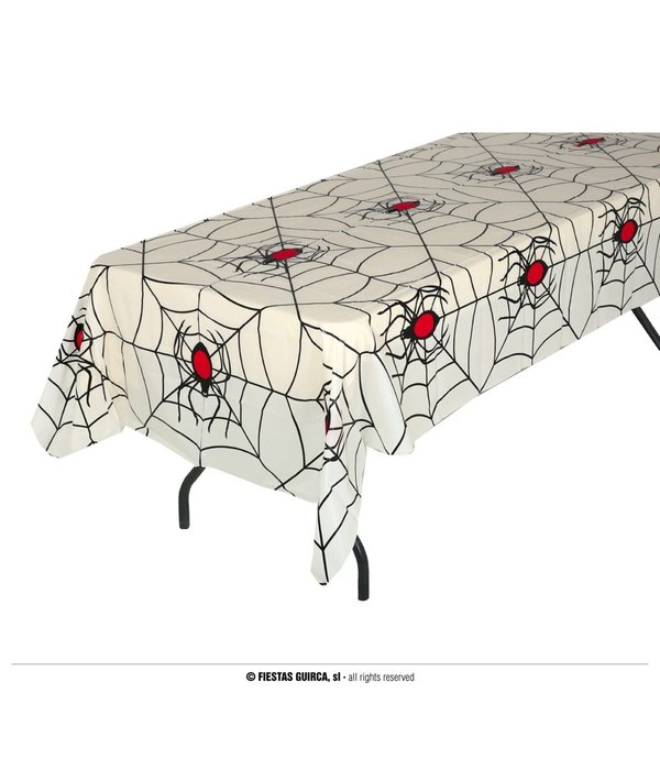 Tafelkleed Spinnen Halloween