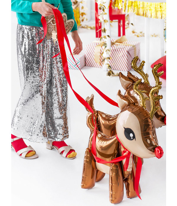 Rendier Folieballon (50x62cm)