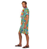 Kostuum Hawaii Blauw Heren