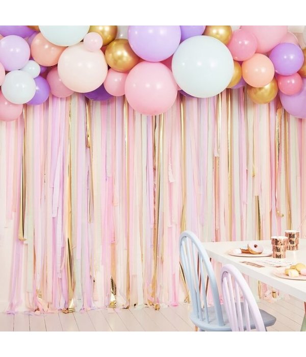 Streamer Feestpakket Pastel
