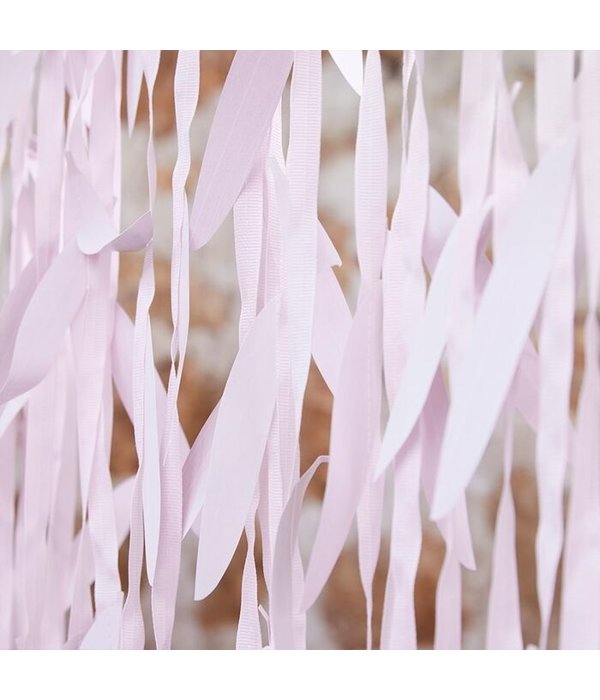 Roze Bladlint Backdrop Decoratie