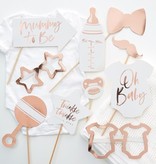 Rose Gouden Photo Booth Props Baby Shower