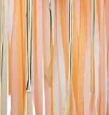 Backdrop streamers Mix it Up Peach Goud
