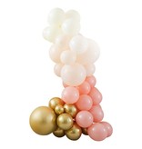 Ballonnenboog Set Goud/Peach