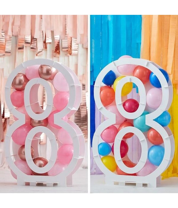 Ballon Mozaïek kit Cijfer 8