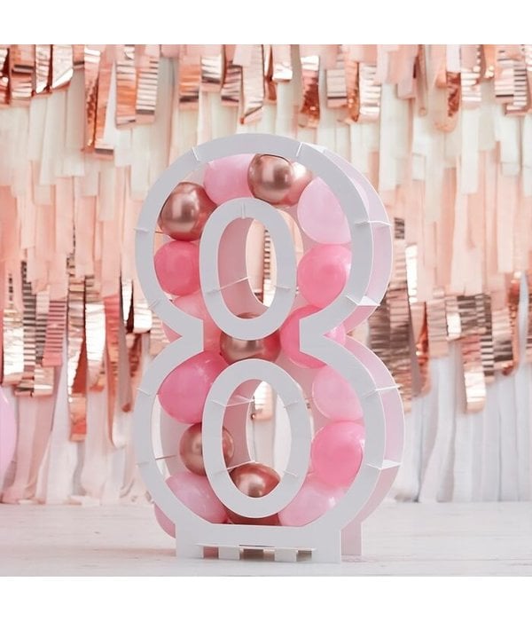 Ballon Mozaïek kit Cijfer 8