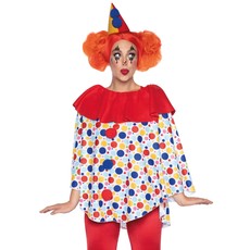 Poncho Clown Met Hoed