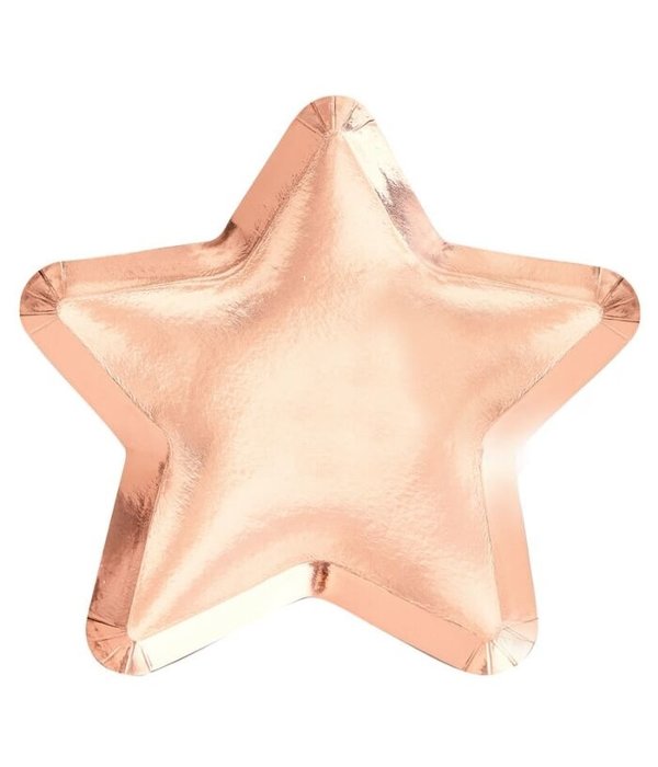 Rosé Gouden Bordjes Ster (8st)