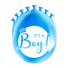 Ballonnen 'It's A Boy' Babyshower (8st)