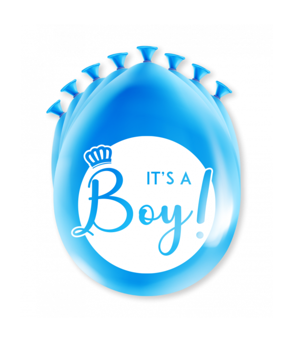 Ballonnen 'It's A Boy' Babyshower (8st)