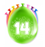 Party Ballonnen 14 Jaar (8st)