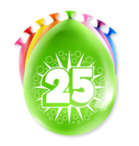 25 Jaar Ballonnen (8st)