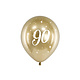 Glossy Ballonnen 90 goud (6st)