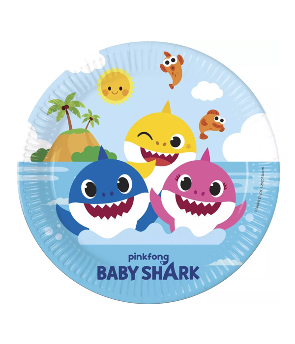 Bordjes Baby Shark (8st)