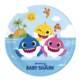 Bordjes Baby Shark (8st)