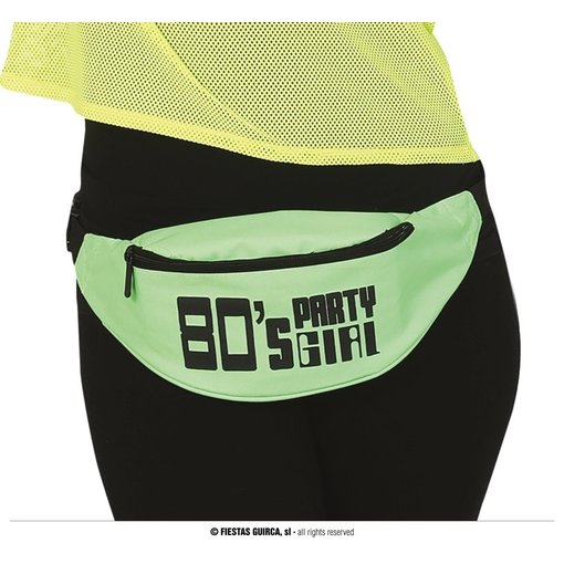 Heuptasje 80's Party Girl Groen