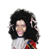 Dames Pietpruik Wetlook Met Roze Strikjes