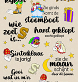 Stickervel Sinterklaas Bonne Bonne