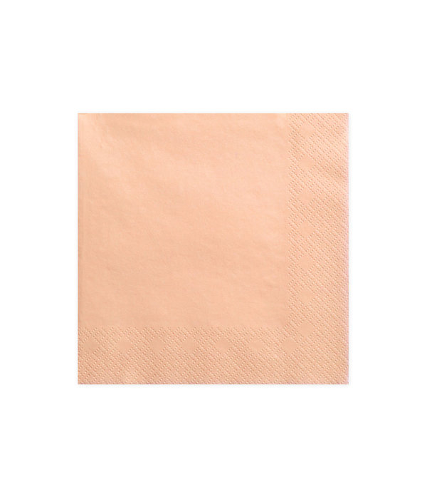 Servetten Zalmroze (20st)