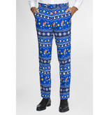 Oppostuits Maatpak Heren Kerst Super Mario Blauw