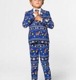 Opposuits Maatpak Jongens Kerst Super Mario Blauw