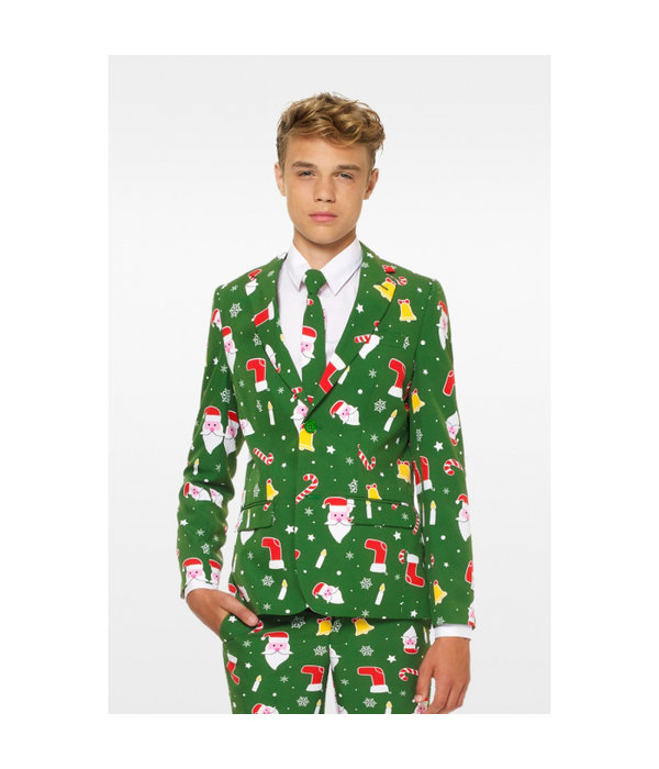 Oppersuit Maatpak Jongens Santaboss Groen
