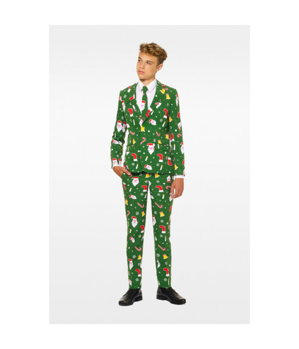 Oppersuit Maatpak Jongens Santaboss Groen