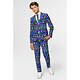 Opposuits Maatpak Tiener Jongens Kerst Super Mario Blauw