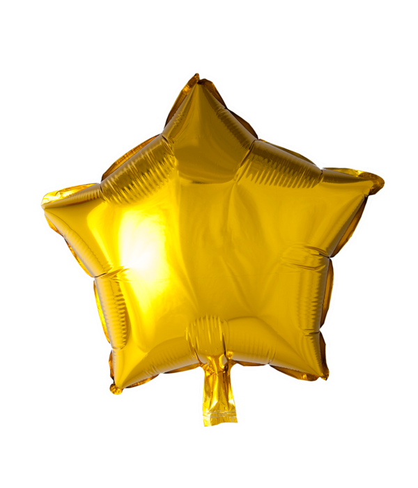Ster Ballon Folie Goud metallic 45cm