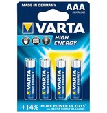 High Energy Alkaline AAA LR3 Batterijen (4st)