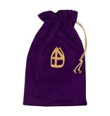 Strooizak Luxe Paars Polyesterfluweel