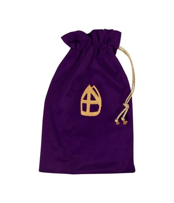 Strooizak Luxe Paars Polyesterfluweel